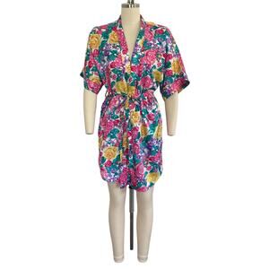 Vintage 90s Floral Robe